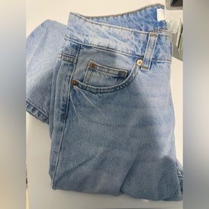 low rise straight jeans